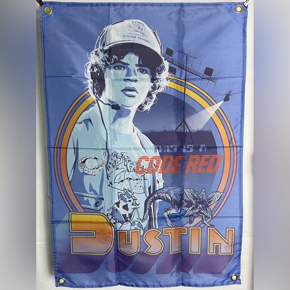 Stranger Things Banner Tapestry 3x2Ft. With 4 Grommets